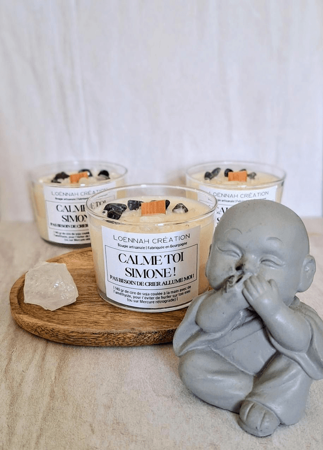 Bougie Rituel &quot; Calme toi Simone &quot;